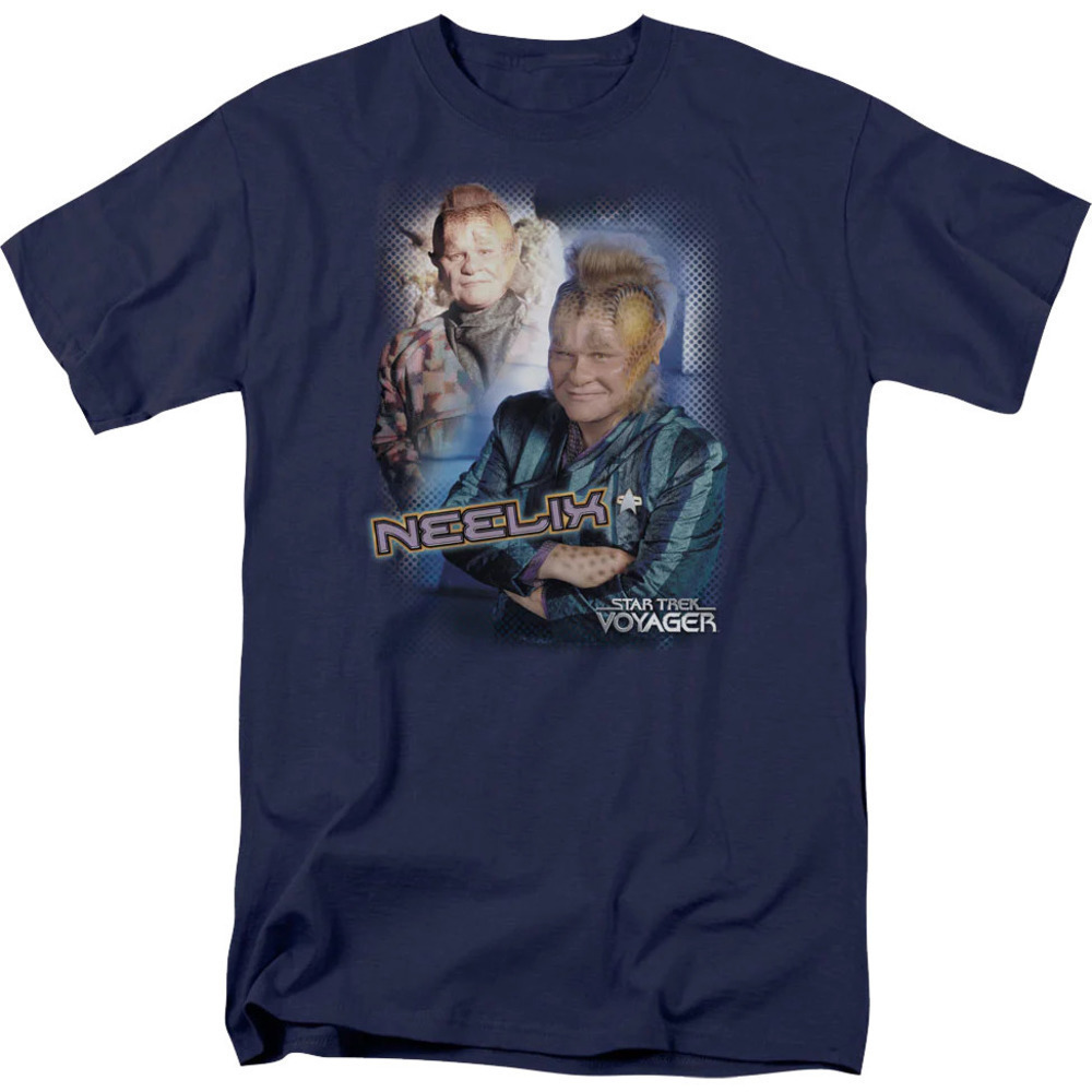 Neelix Star Trek Voyager Sci Fi Fan Graphic Unisex T-Shirt - Picture 1 of 4